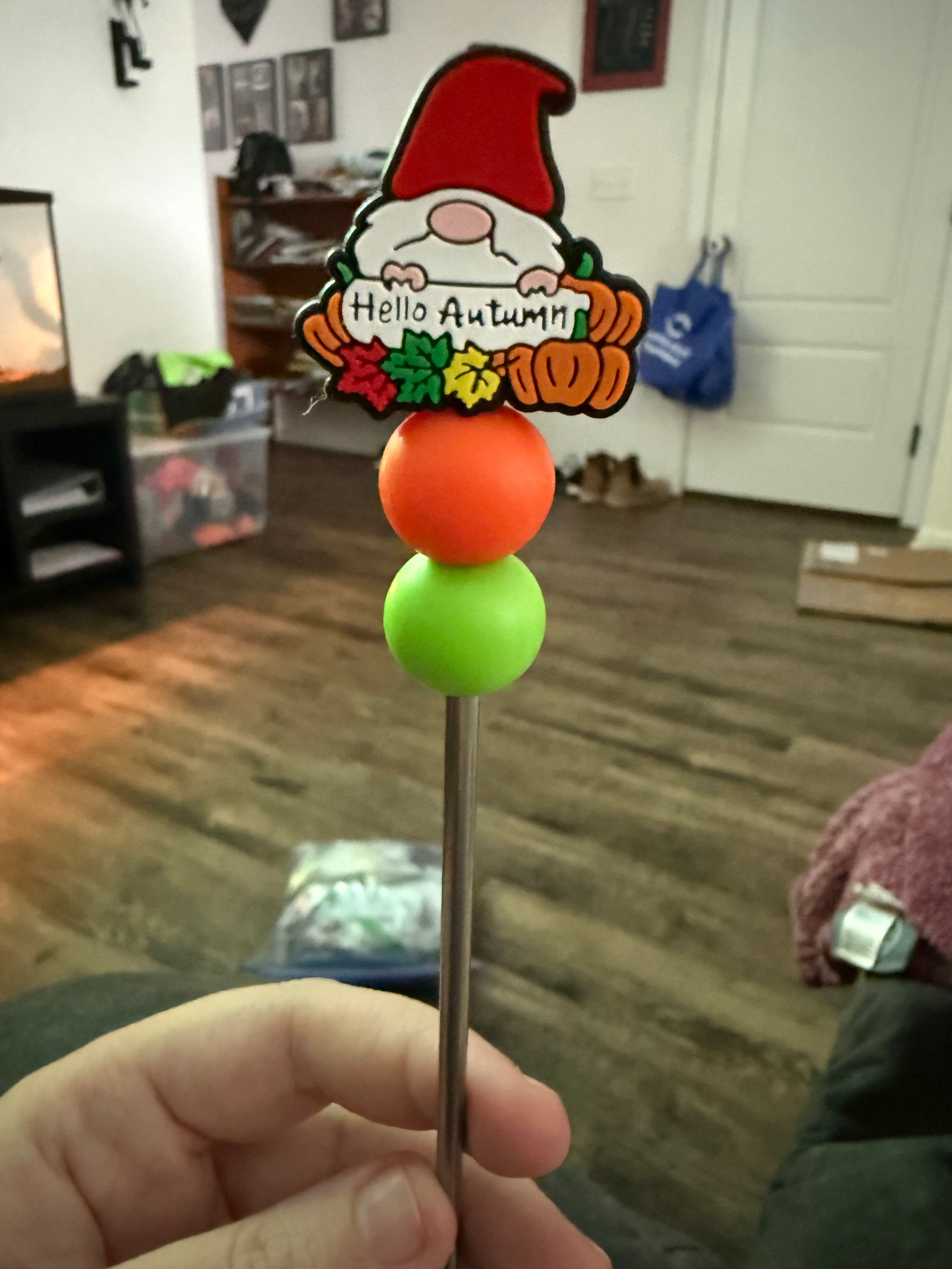 Autumn gnome stuffy stick