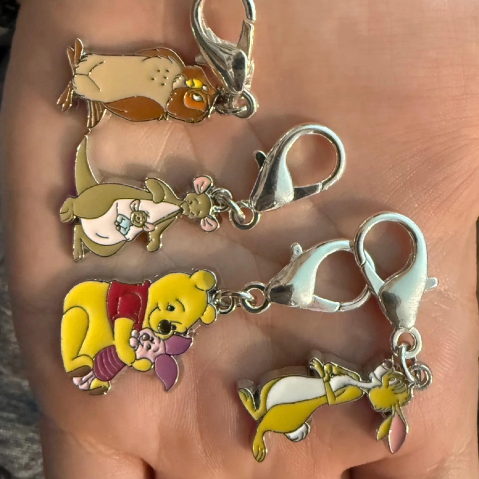 100 acre wood stitch marker set