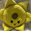 Sun donut plushie