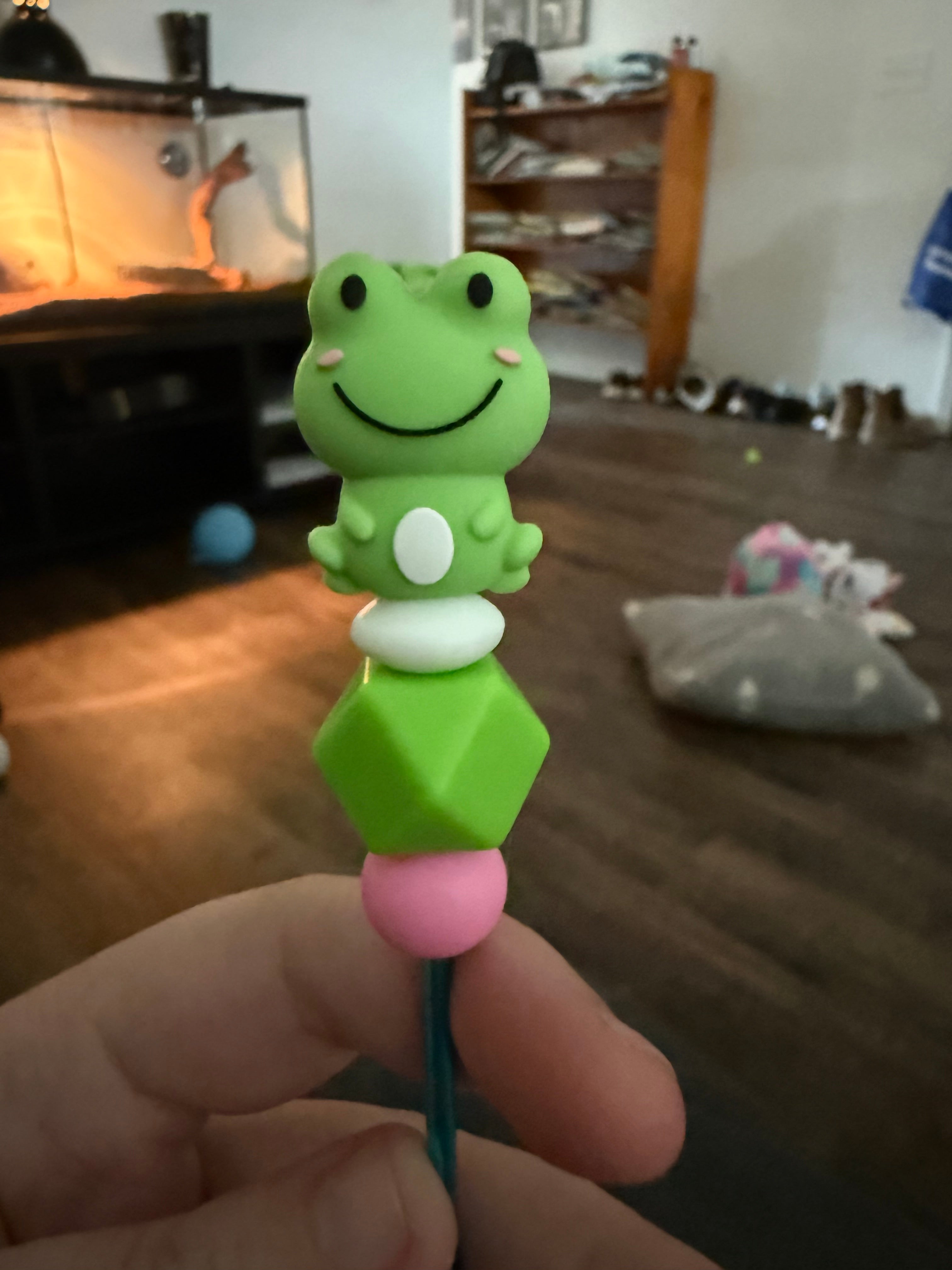 Froggy stuffy stick