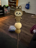 Brown Labubu stuffy stick