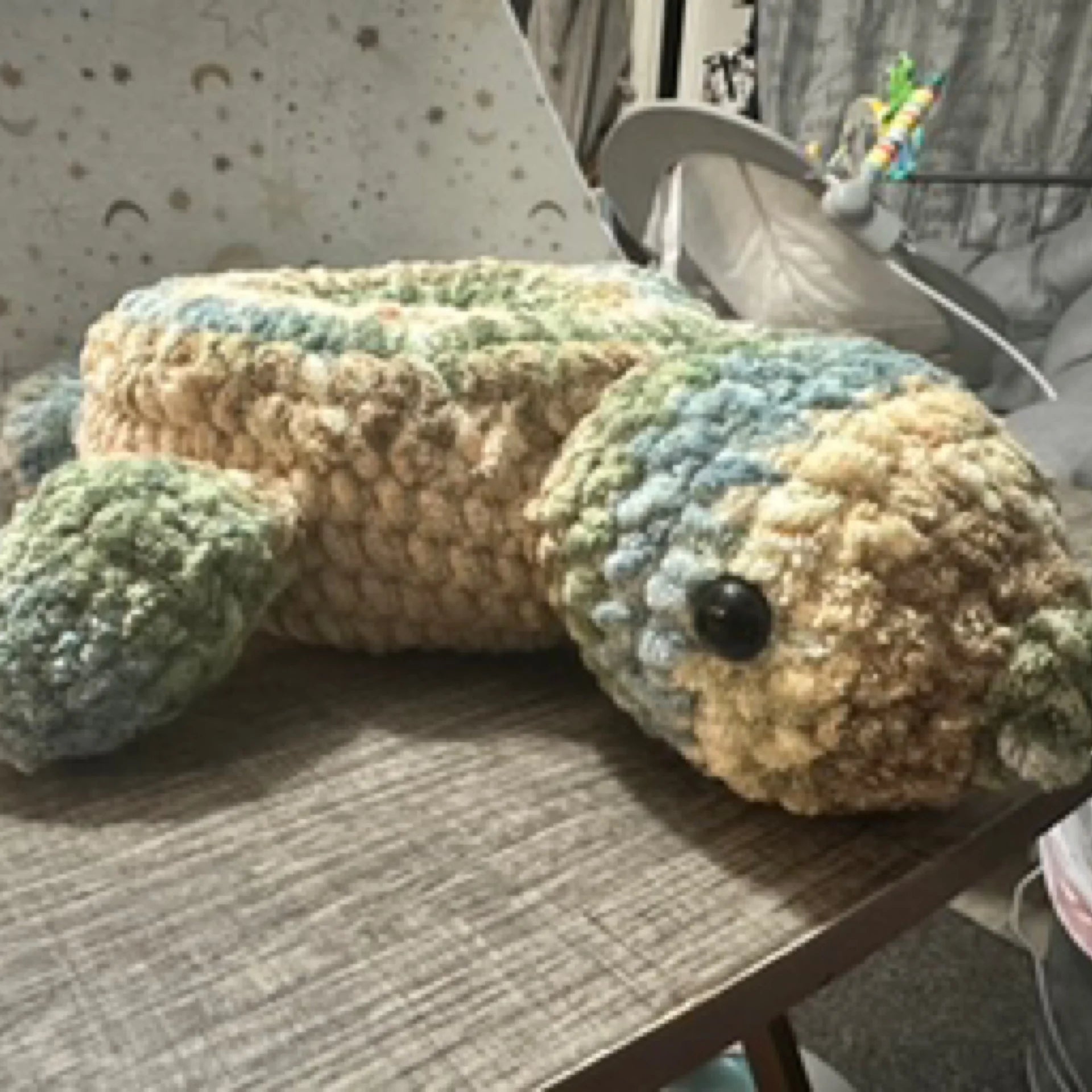 Donut turtle plush