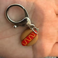 Hot dog stitch marker (big clasp)