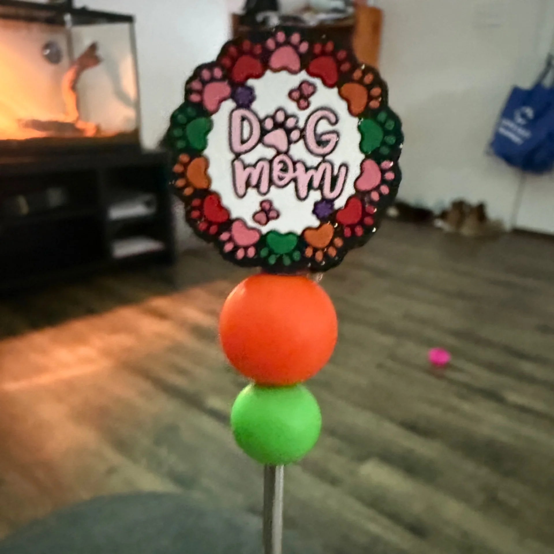 Paw dog mom stuffy stick