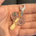 Woodland mushroom stitch marker