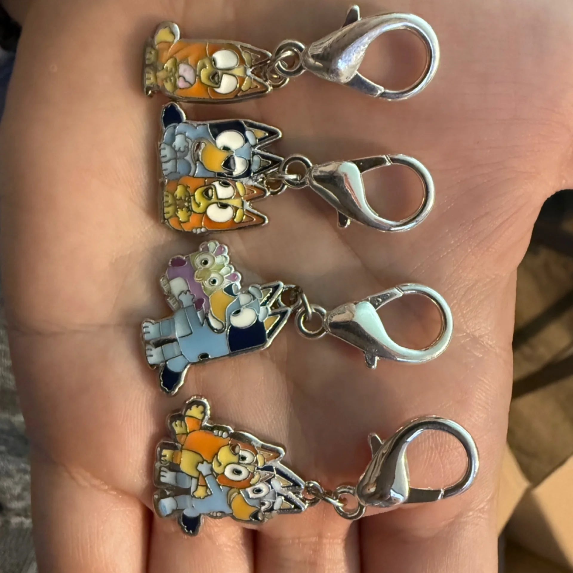 Blue healer stitch marker set