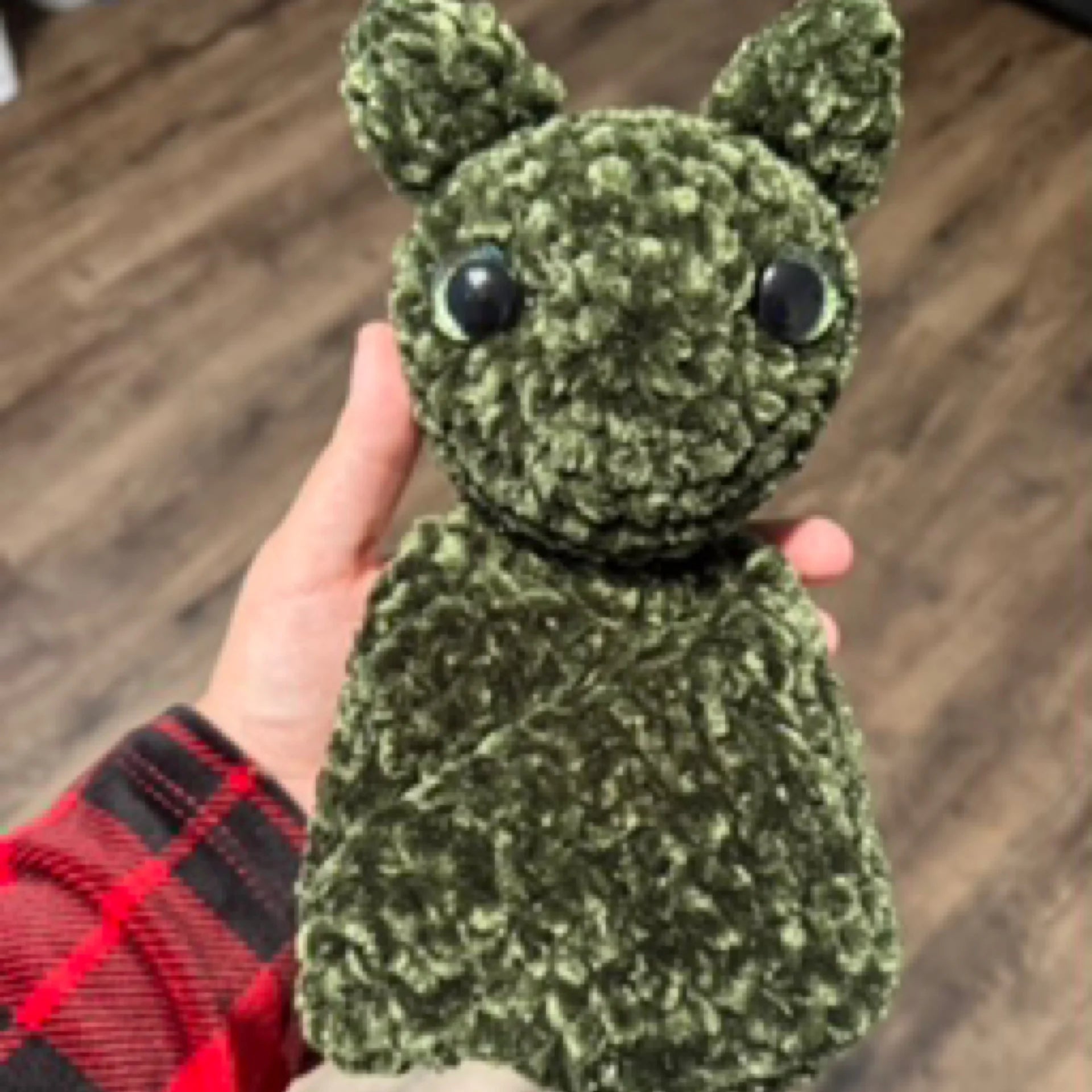 Sparkling green bat snuggle